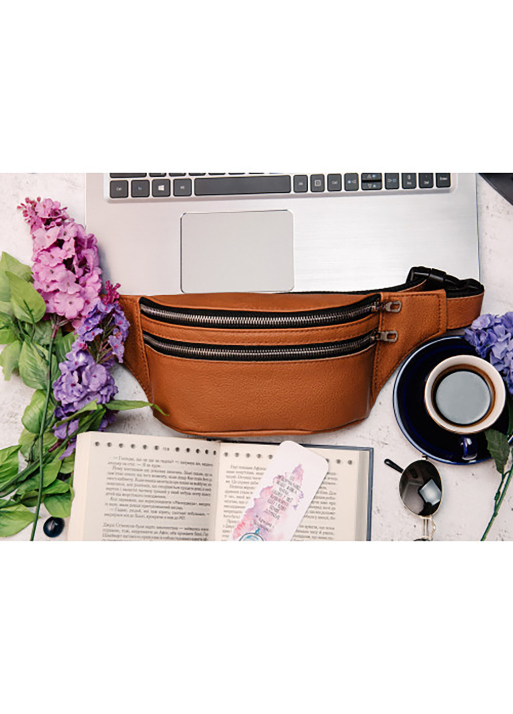 Женская сумка на пояс (бананка) 30,5х14 см Sambag (252131064)