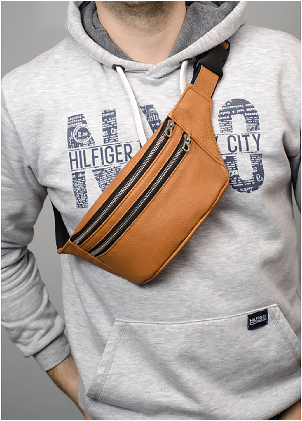 Женская сумка на пояс (бананка) 30,5х14 см Sambag (252131064)