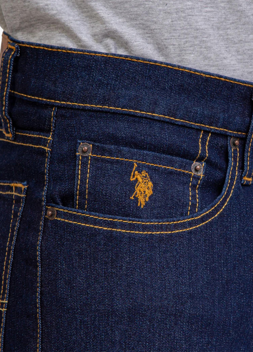 Темно-синие демисезонные скинни джинсы U.S. Polo Assn.