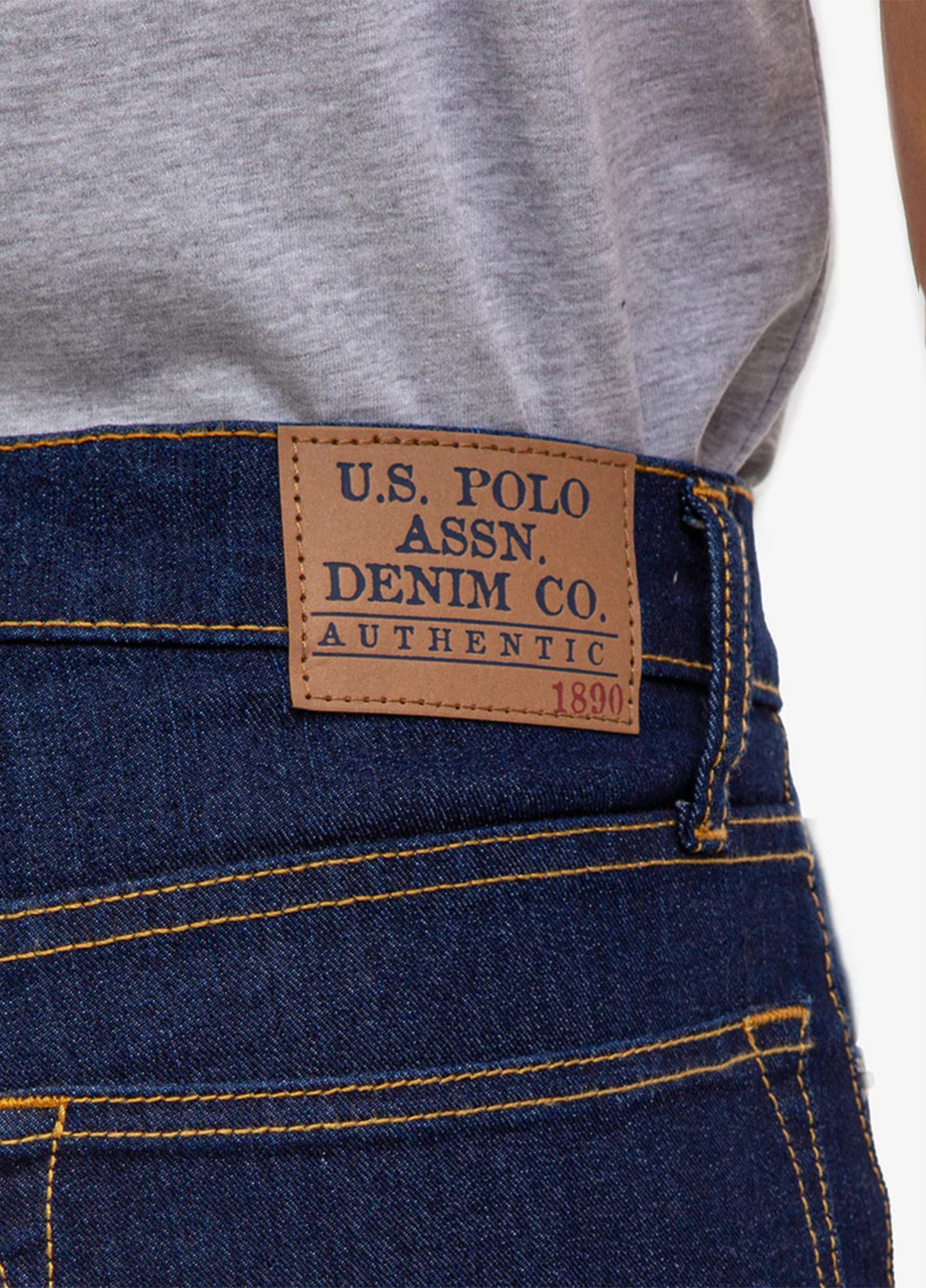 Темно-синие демисезонные скинни джинсы U.S. Polo Assn.