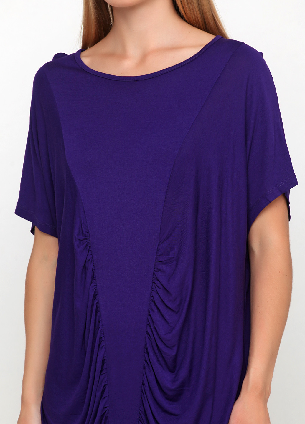 Фиолетовое кэжуал платье в стиле ампир Designers Remix однотонное