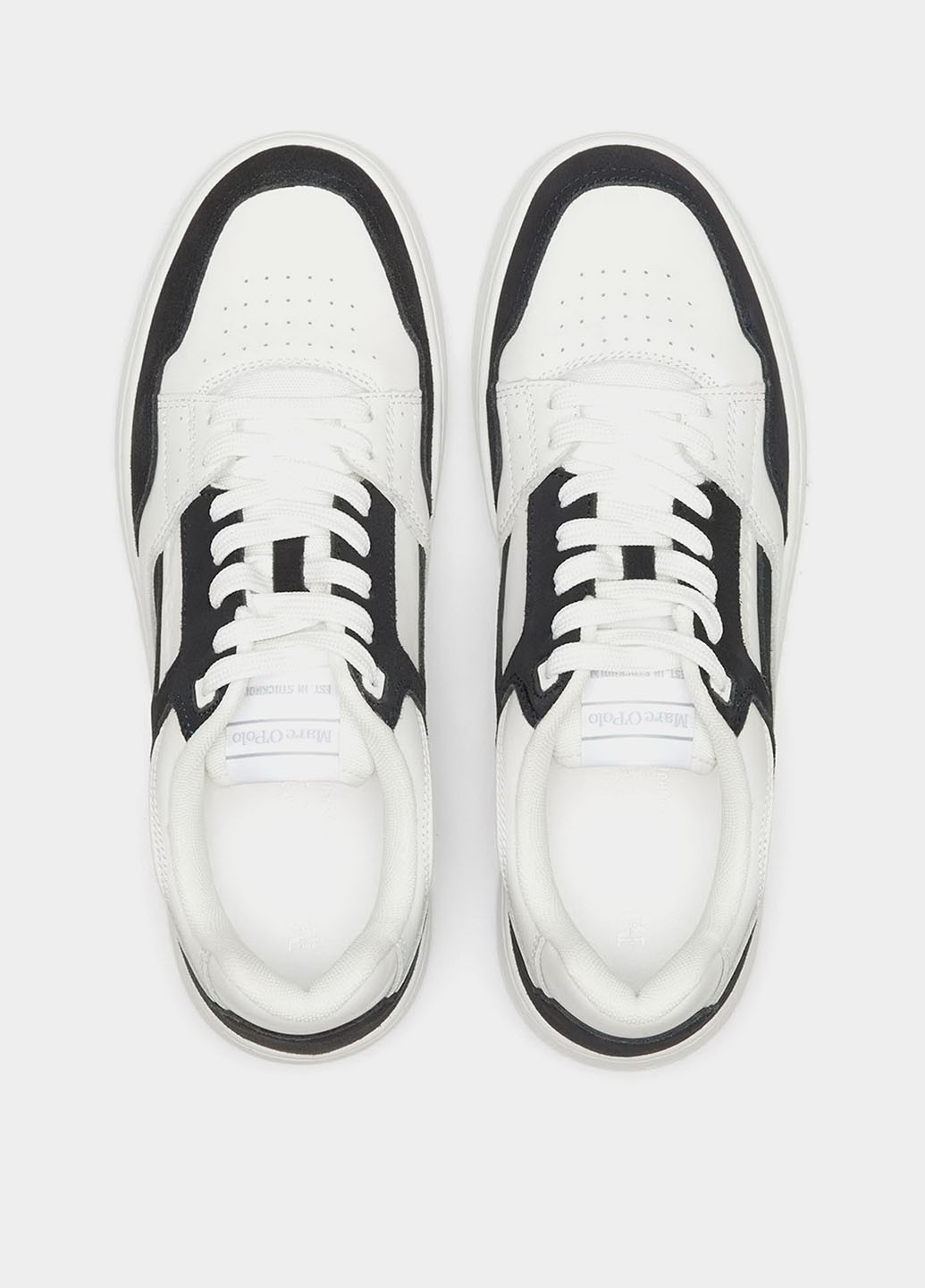 Белые демисезонные кроссовки Marc O'Polo