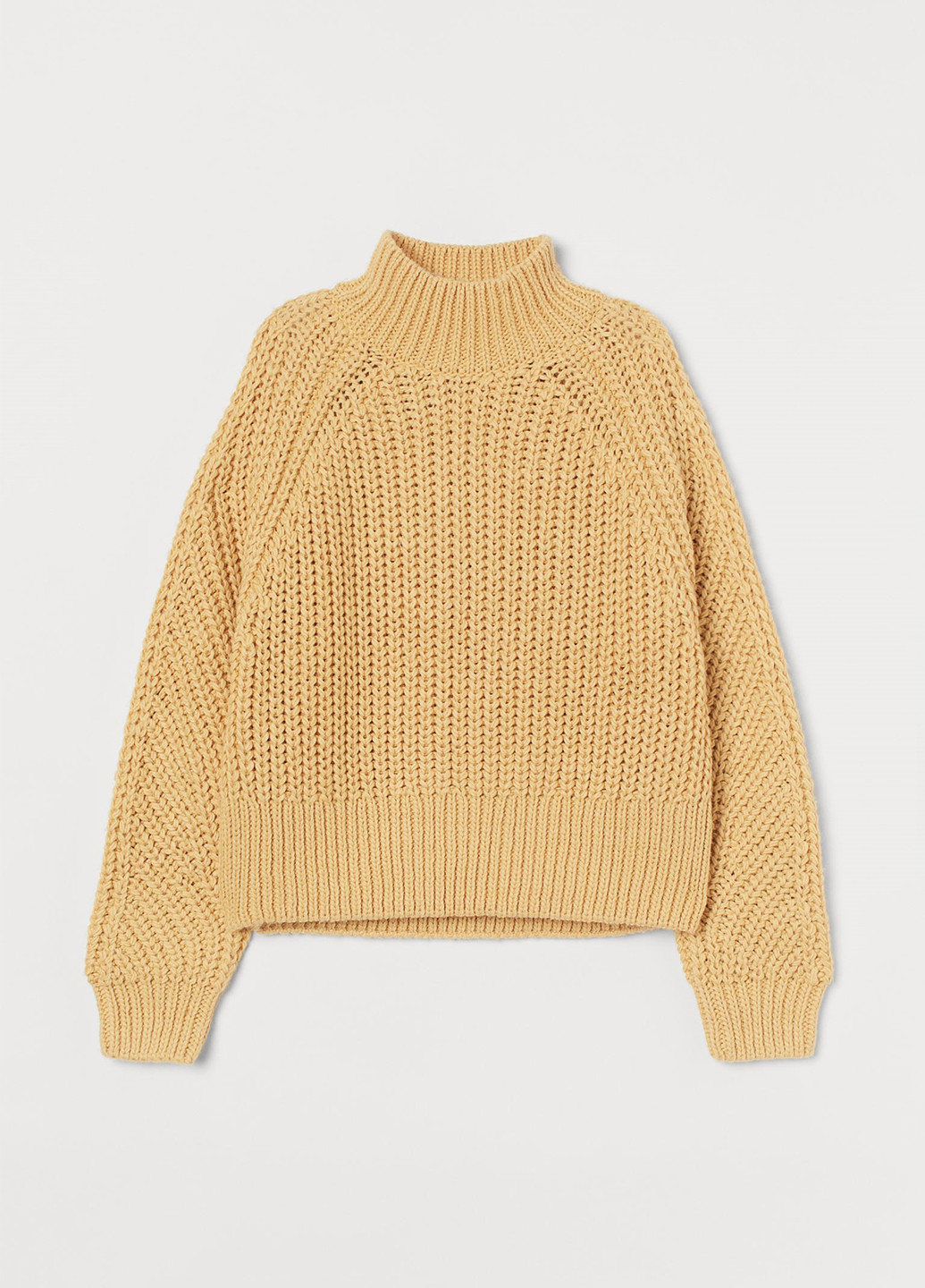 Песочный демисезонный свитер H&M