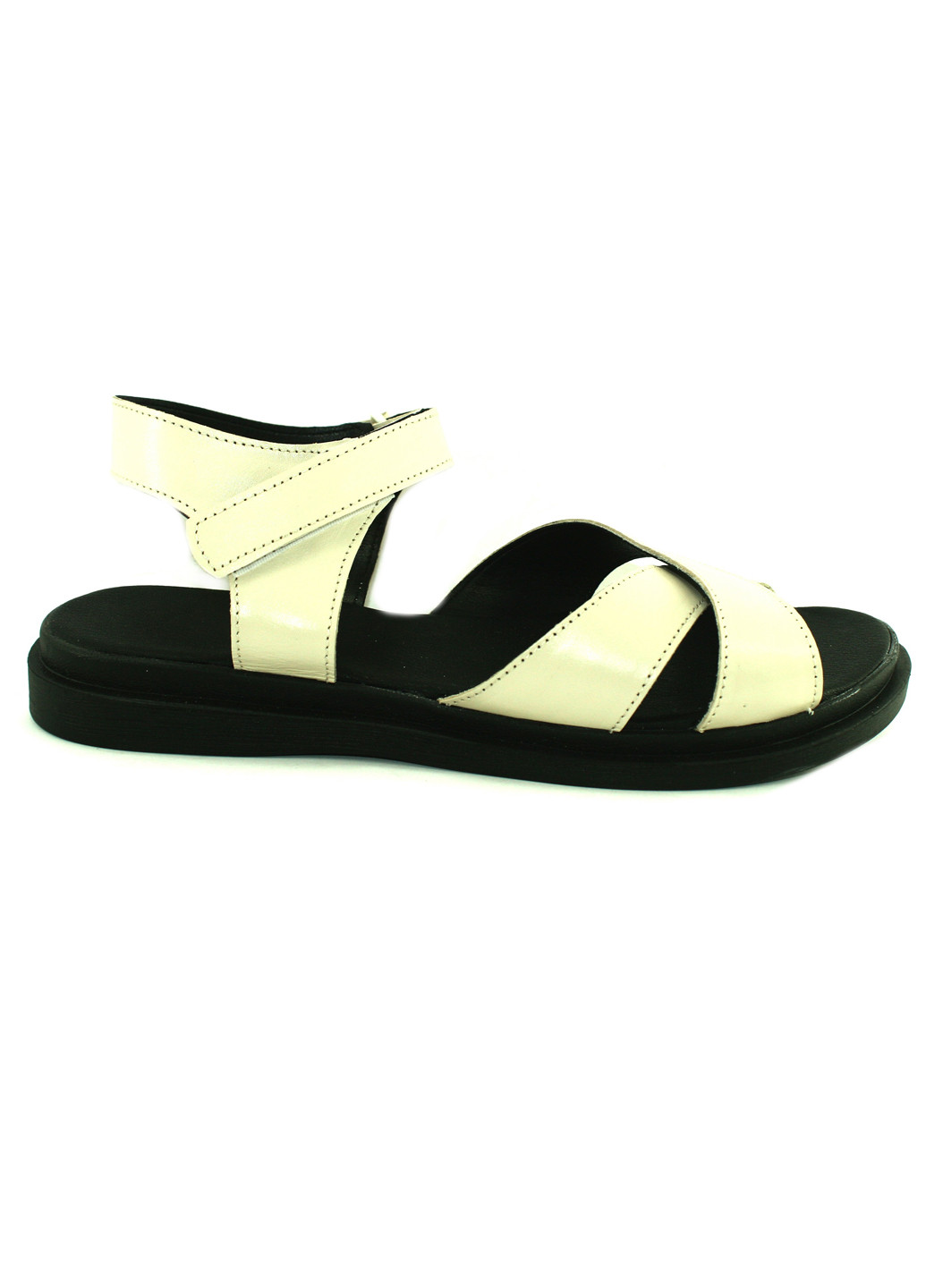 Молочные босоножки Mila на липучке