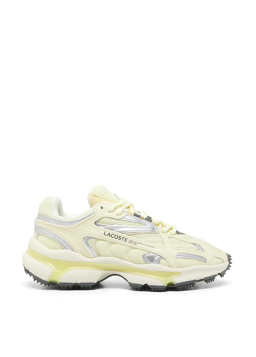 Кроссовки Lacoste L003 2K24 жёлтые демисезоны (329629259)