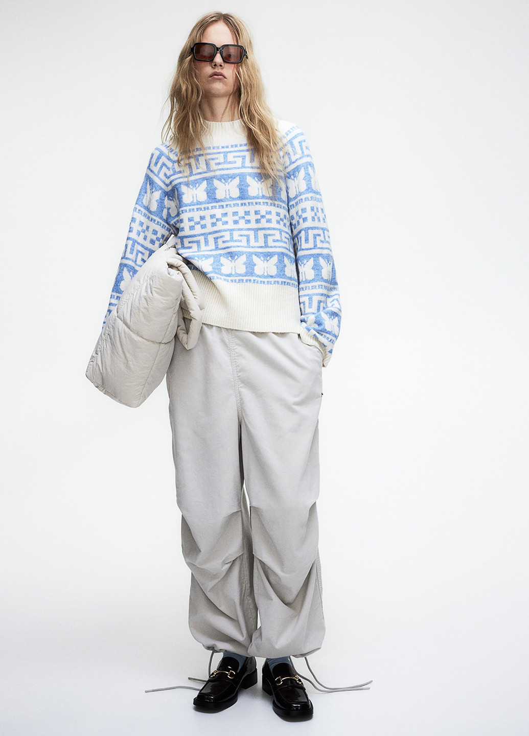 Комбинированный демисезонный джемпер джемпер H&M