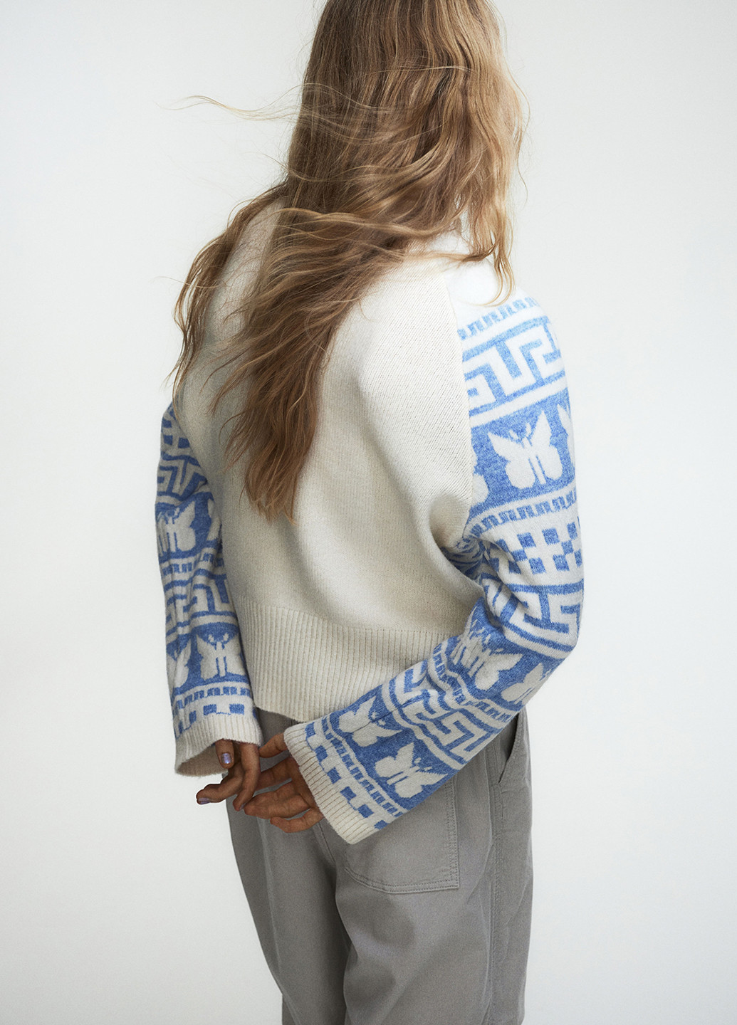 Комбинированный демисезонный джемпер джемпер H&M