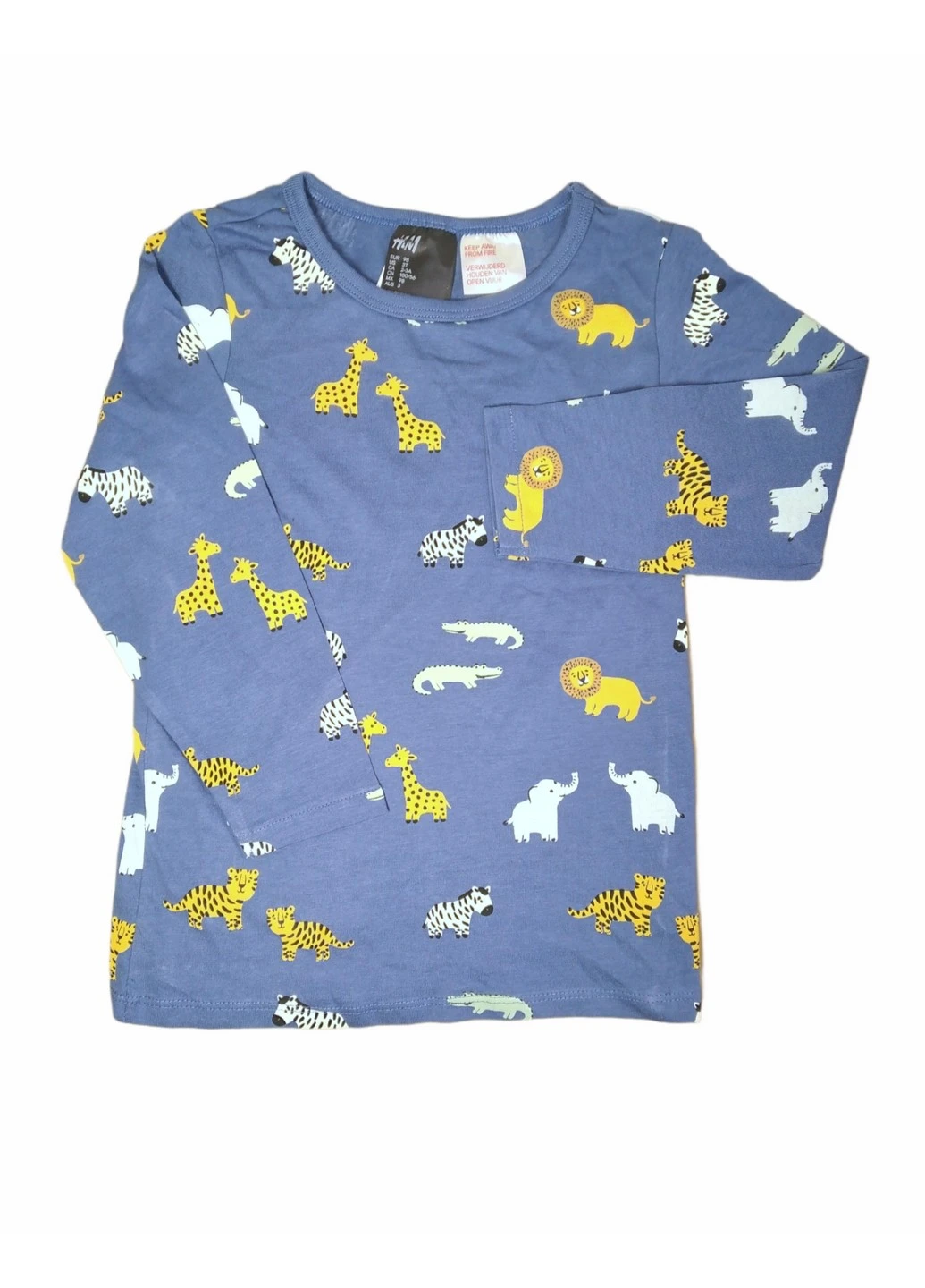 Синие домашние демисезонные брюки H&M