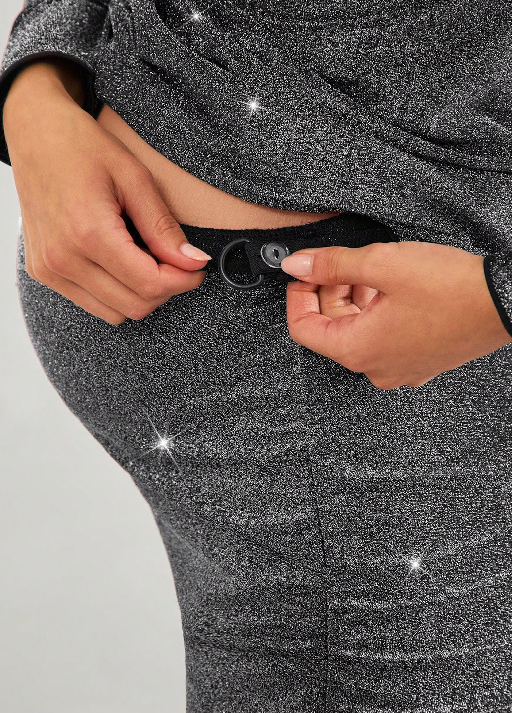 Темно-серый демисезонный комплект (блузка, юбка для беременных) SHEIN