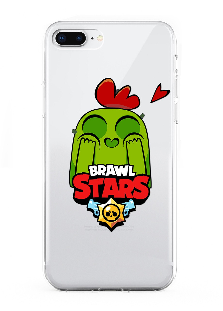 Чехол силиконовый Apple Iphone Xr Спайк Бравл Старс (Spike Brawl Stars) (8225-1010) MobiPrint (219288301)