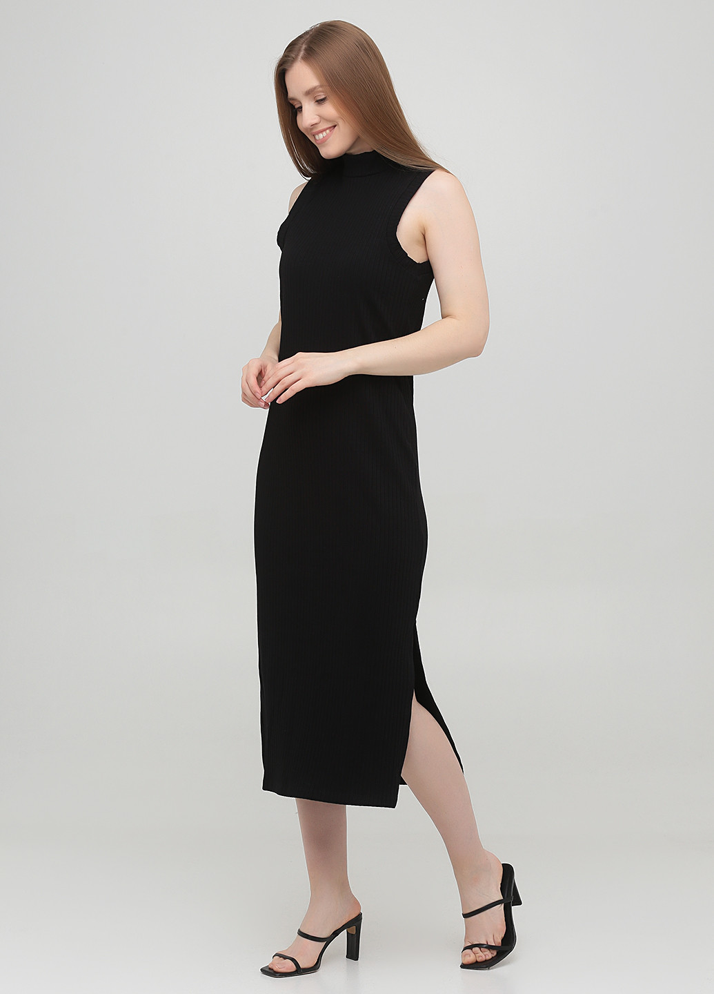 Чорна кежуал сукня сукня-водолазка Monki однотонна