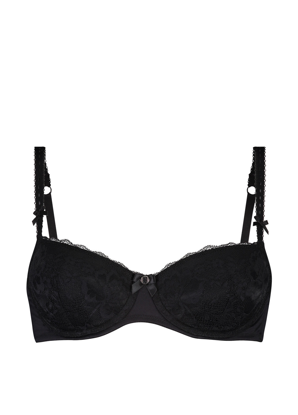 Чорний балконет бюстгальтер Hunkemoller з кісточками поліамід