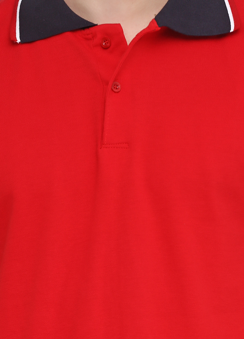 Красная футболка-поло для мужчин Chiarotex однотонная