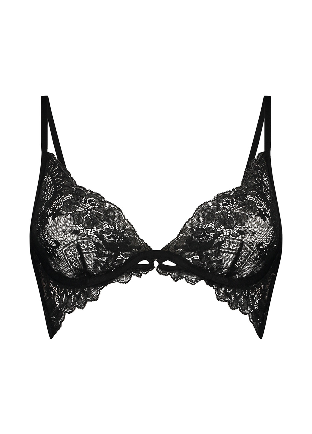 Чорний корбей бюстгальтер Hunkemoller з кісточками поліамід