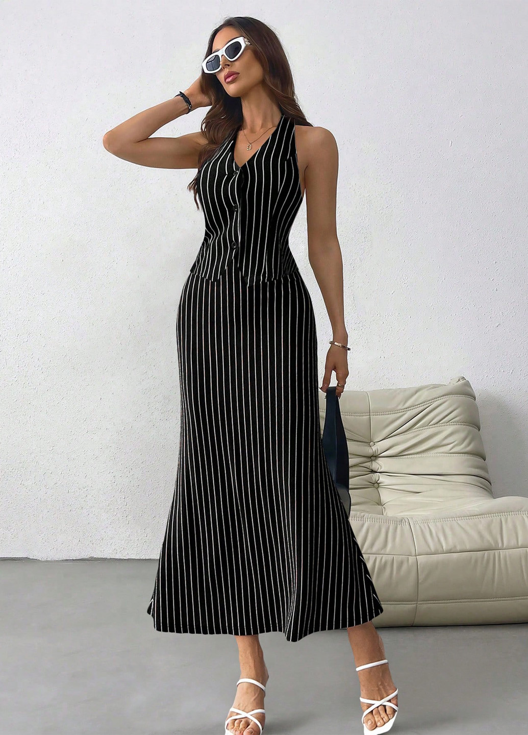 Костюм (жилет, юбка) SHEIN (341744297)