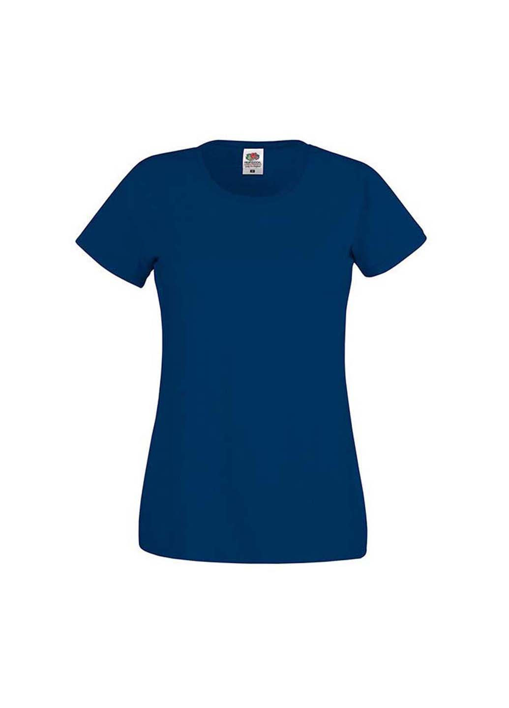 Темно-синяя демисезон футболка Fruit of the Loom 061420032XXL