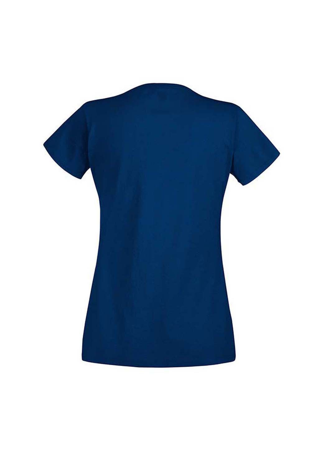 Темно-синяя демисезон футболка Fruit of the Loom 061420032XXL