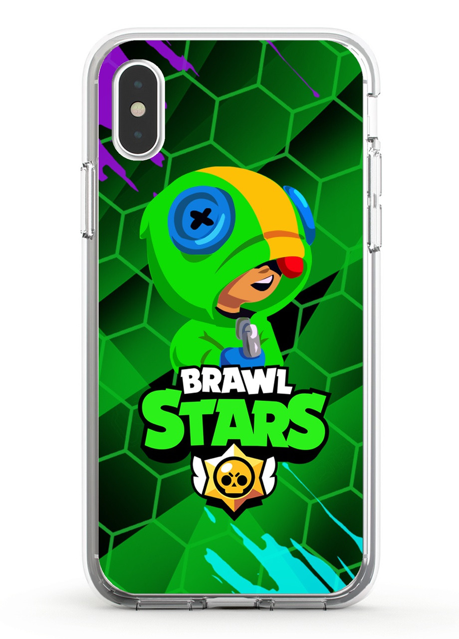 Чохол силіконовий Apple Iphone 11 Pro Max Леон Бравл Старс (Leon Brawl Stars) (9232-1015) MobiPrint (219288557)