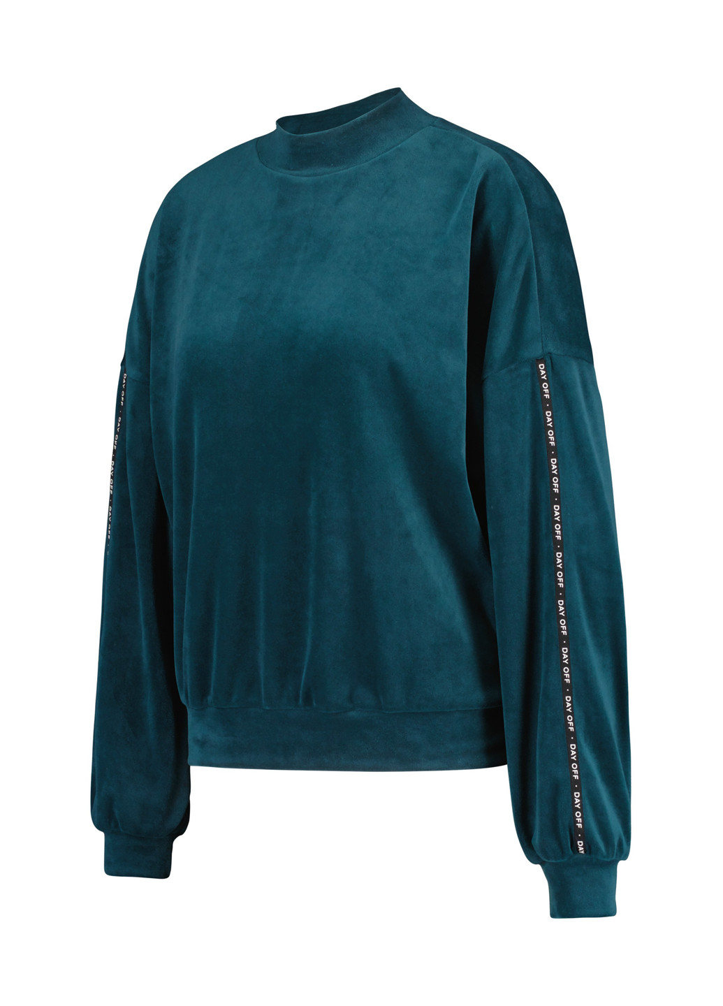 Темно-бірюзовий світшот Hunkemoller однотонний лампаси (322185985)