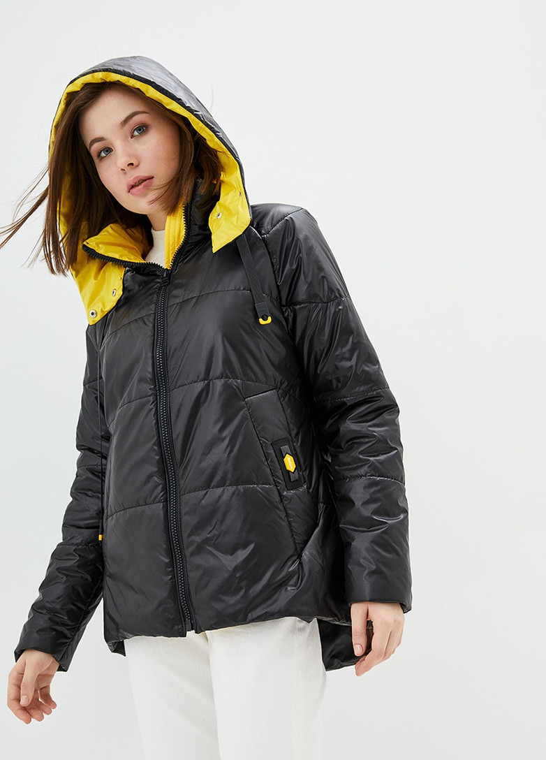 Черная демисезонная куртка Modniy OAZIS