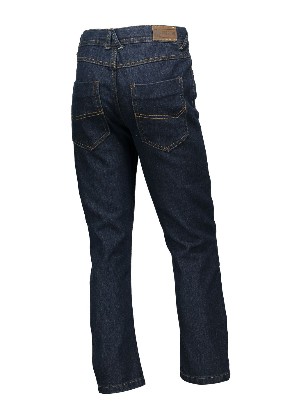 Темно-синие демисезонные прямые джинсы Piazza Italia