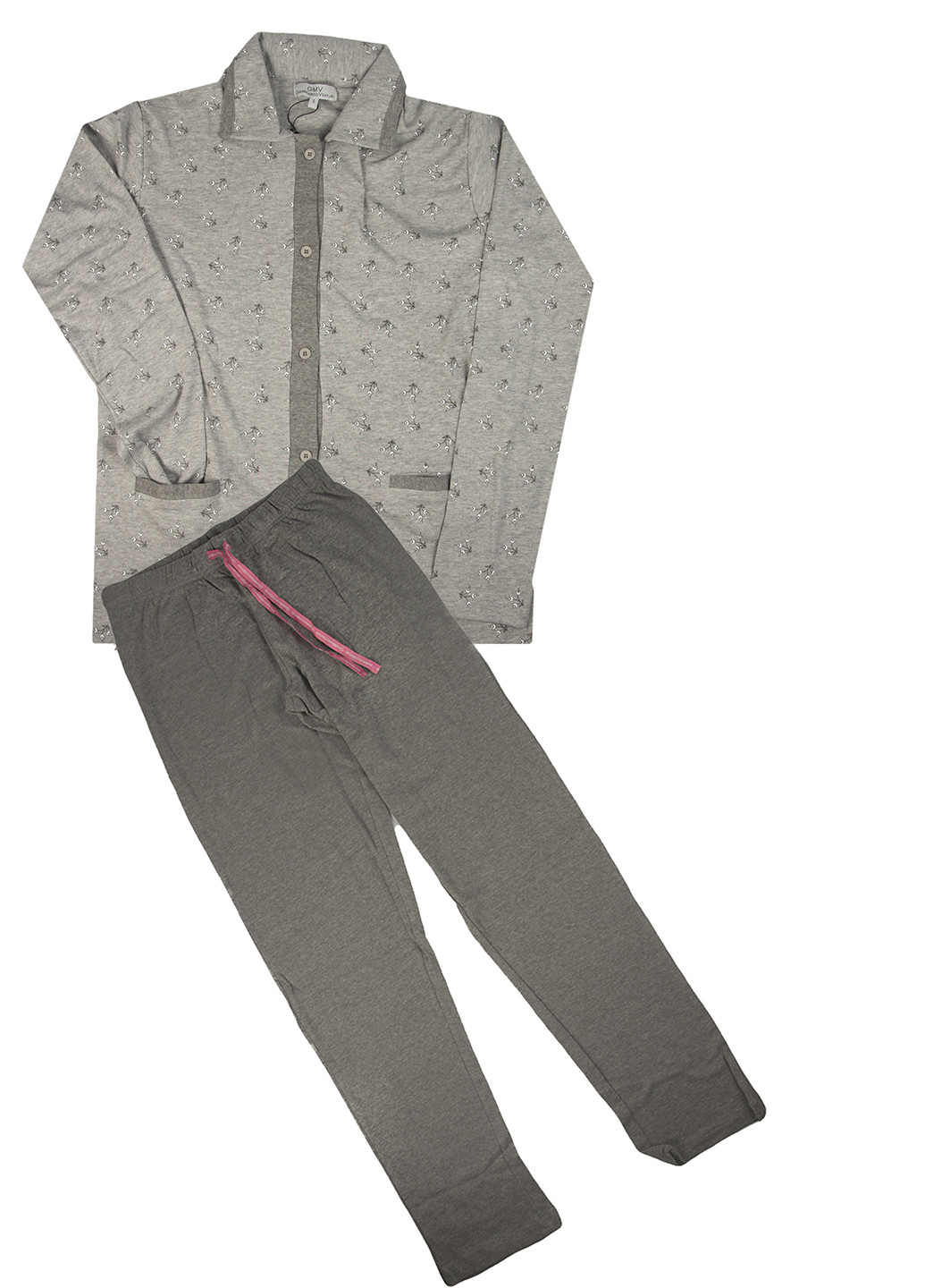 Сірий демісезонний комплект (кофта, штани) GMV