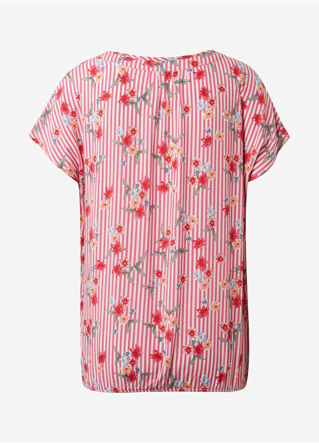 Розовая летняя блуза Tom Tailor