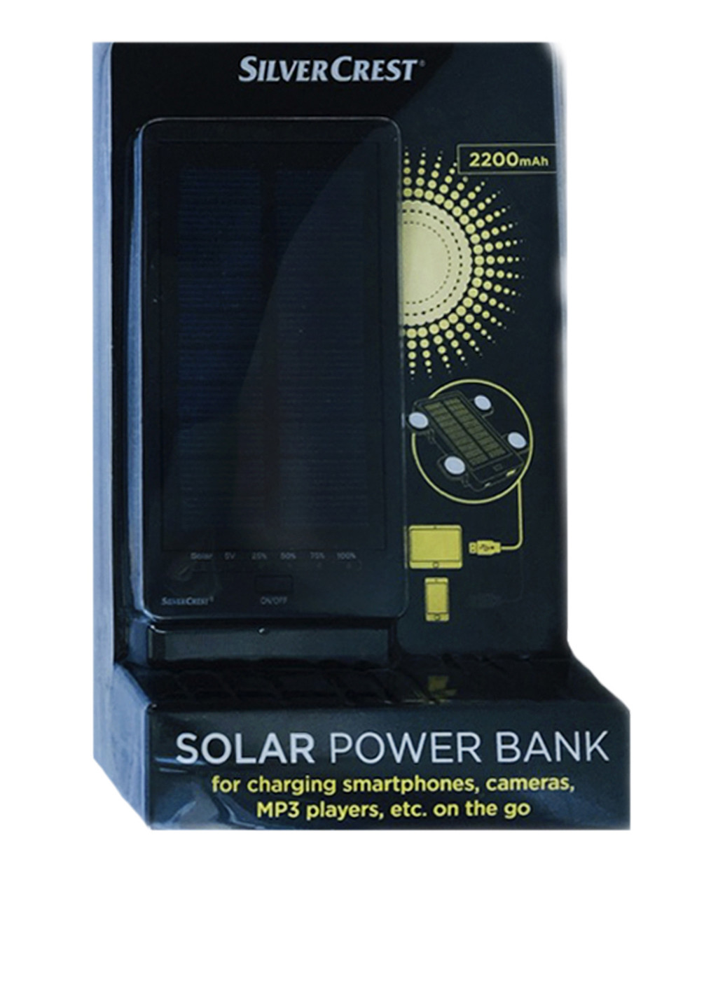 Solar PowerBank SLS 2200 B1 Silver Crest (135784381)