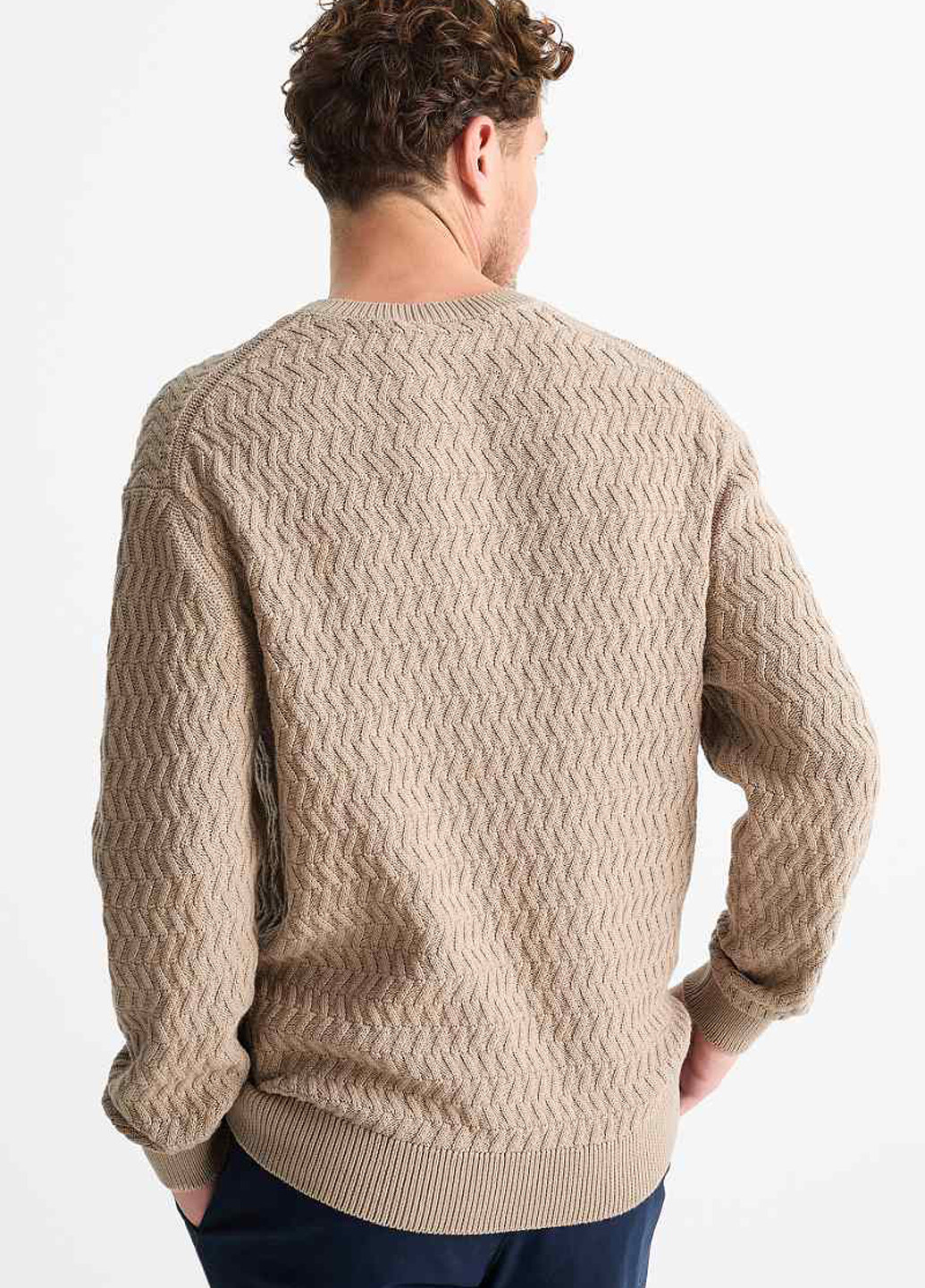 Сіро-бежевий демісезонний джемпер джемпер C&A