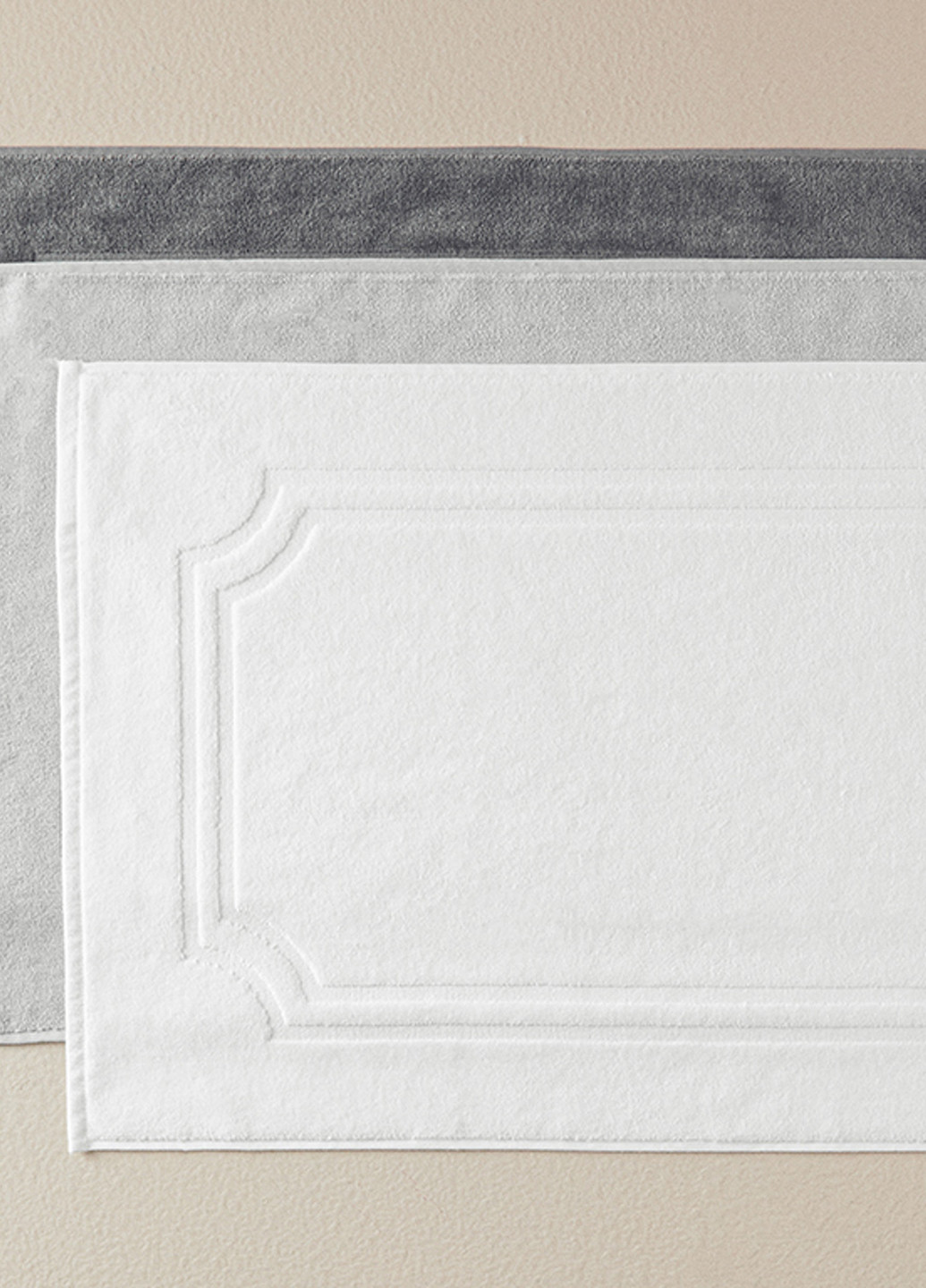 English Home полотенце для ног, 50х70 см однотонный белый производство - Турция