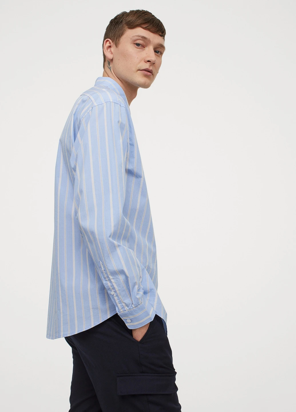 Поло літо,блакитний в білу смужку, H&M (254770108)