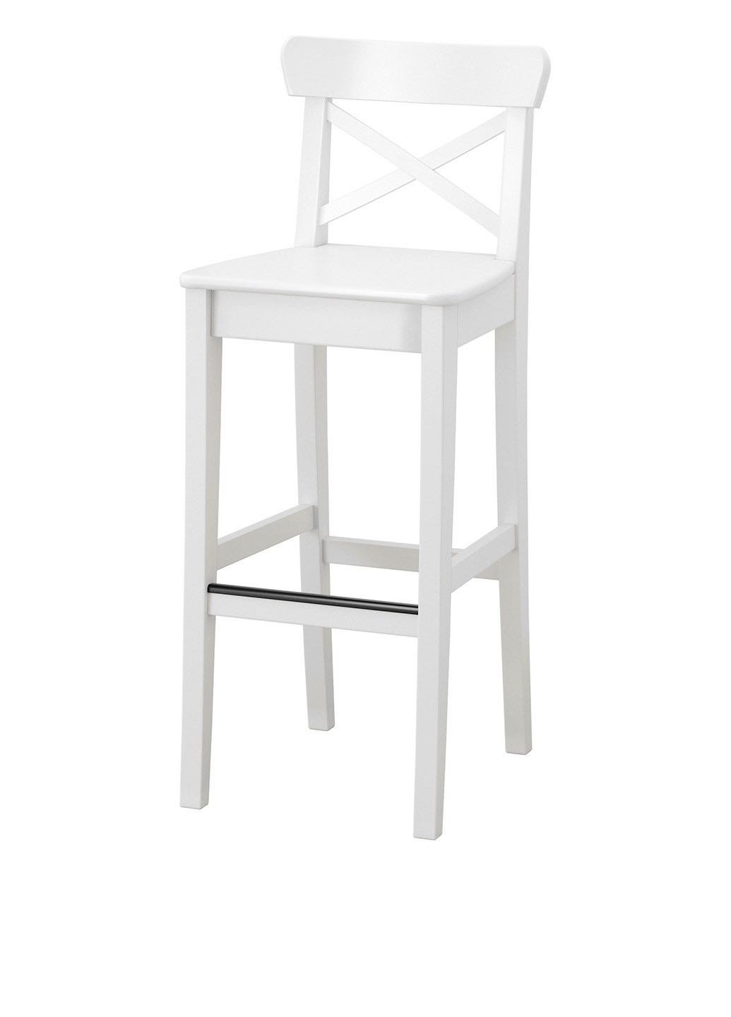 Стул барный, белый IKEA (30086253)