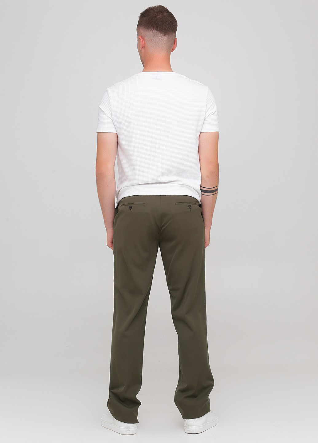 Хаки кэжуал демисезонные классические, прямые брюки Ralph Lauren