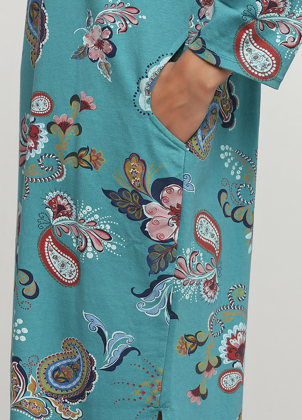 Бірюзова кежуал сукня Italy Moda турецькі огірки