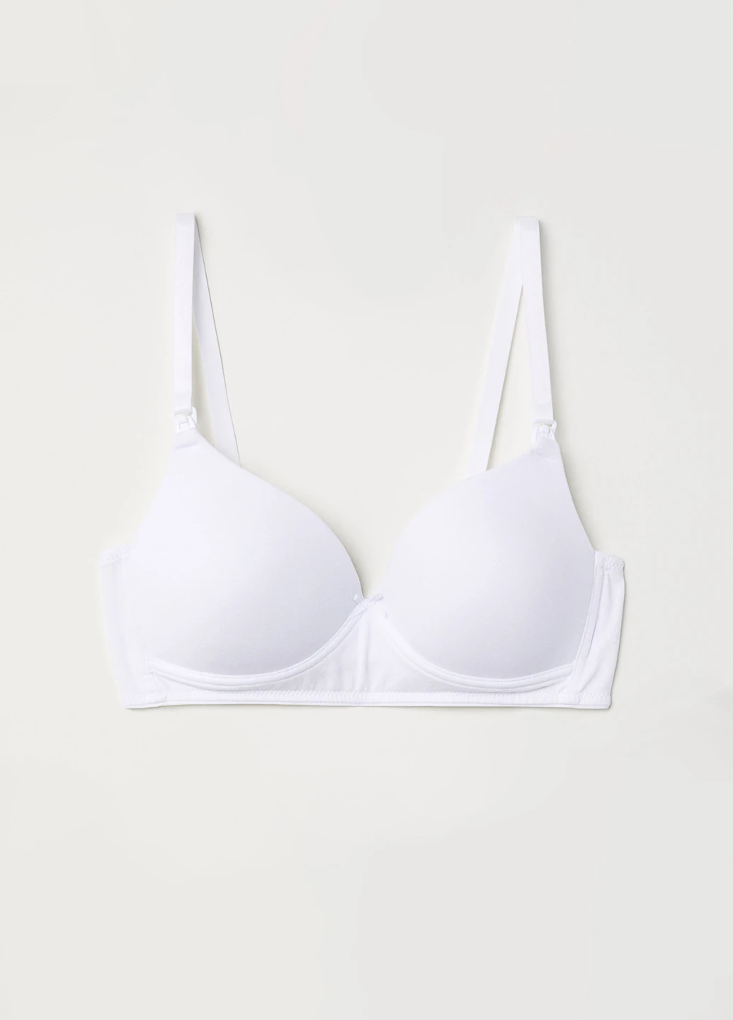 Білий бюстгальтер H&M з кісточками бавовна