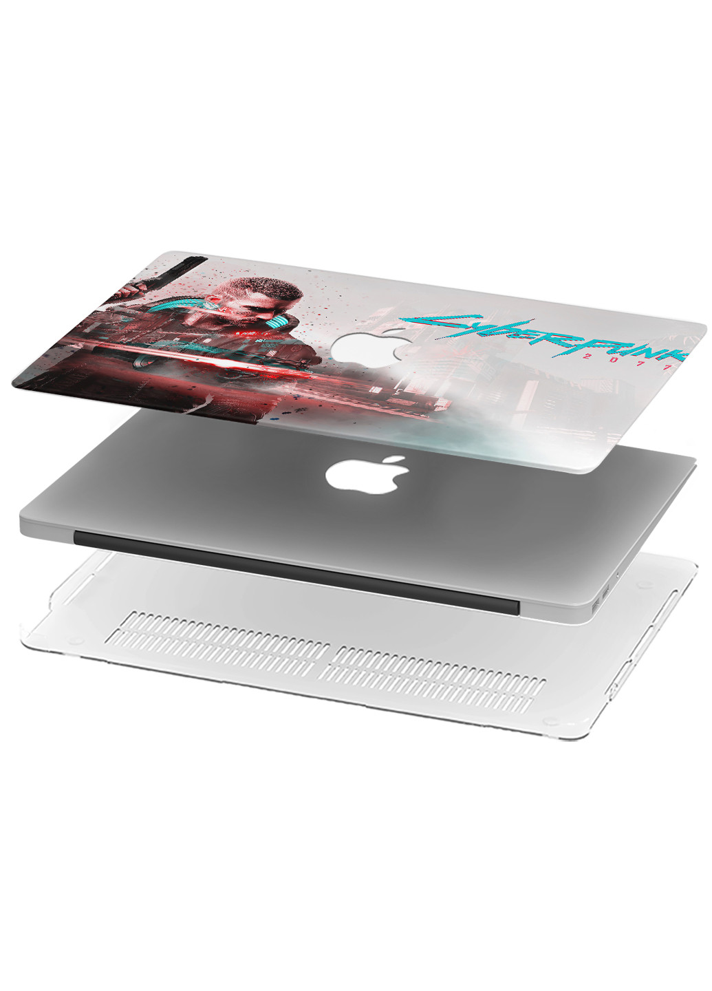 Чохол пластиковий для Apple MacBook Pro Retina 15 A1398 Кіберпанк 2077 (Cyberpunk 2077) (6353-2292) MobiPrint (218987655)