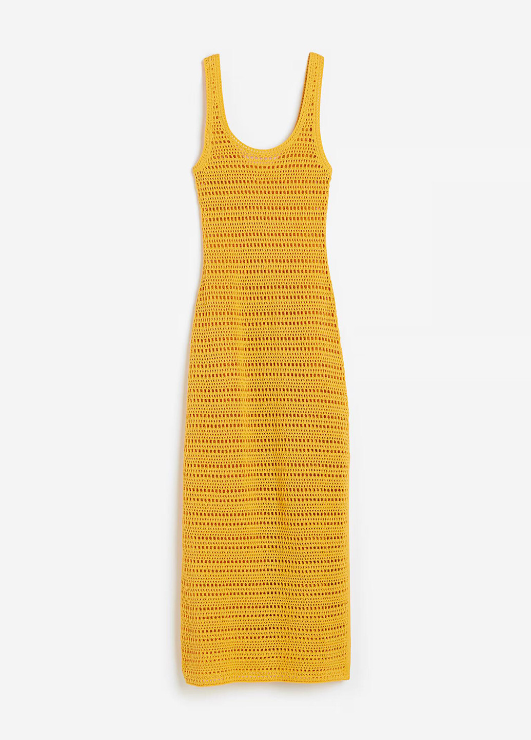 Жовтий кежуал сукня сукня-майка H&M однотонна