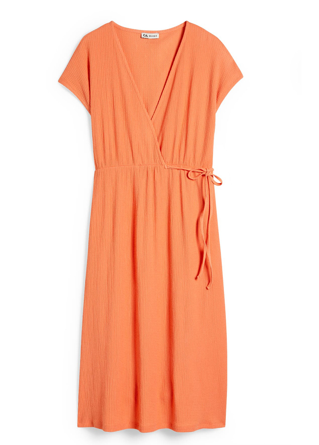 Оранжевое кэжуал платье для беременных C&A однотонное