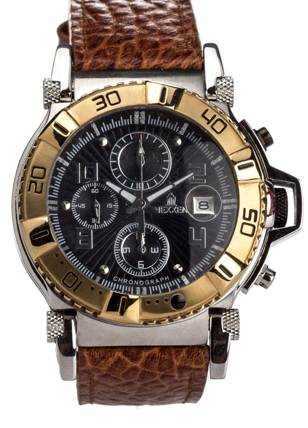 Наручний годинник Nexxen NE10902CHM 2T/BLK/BRN (232535406)