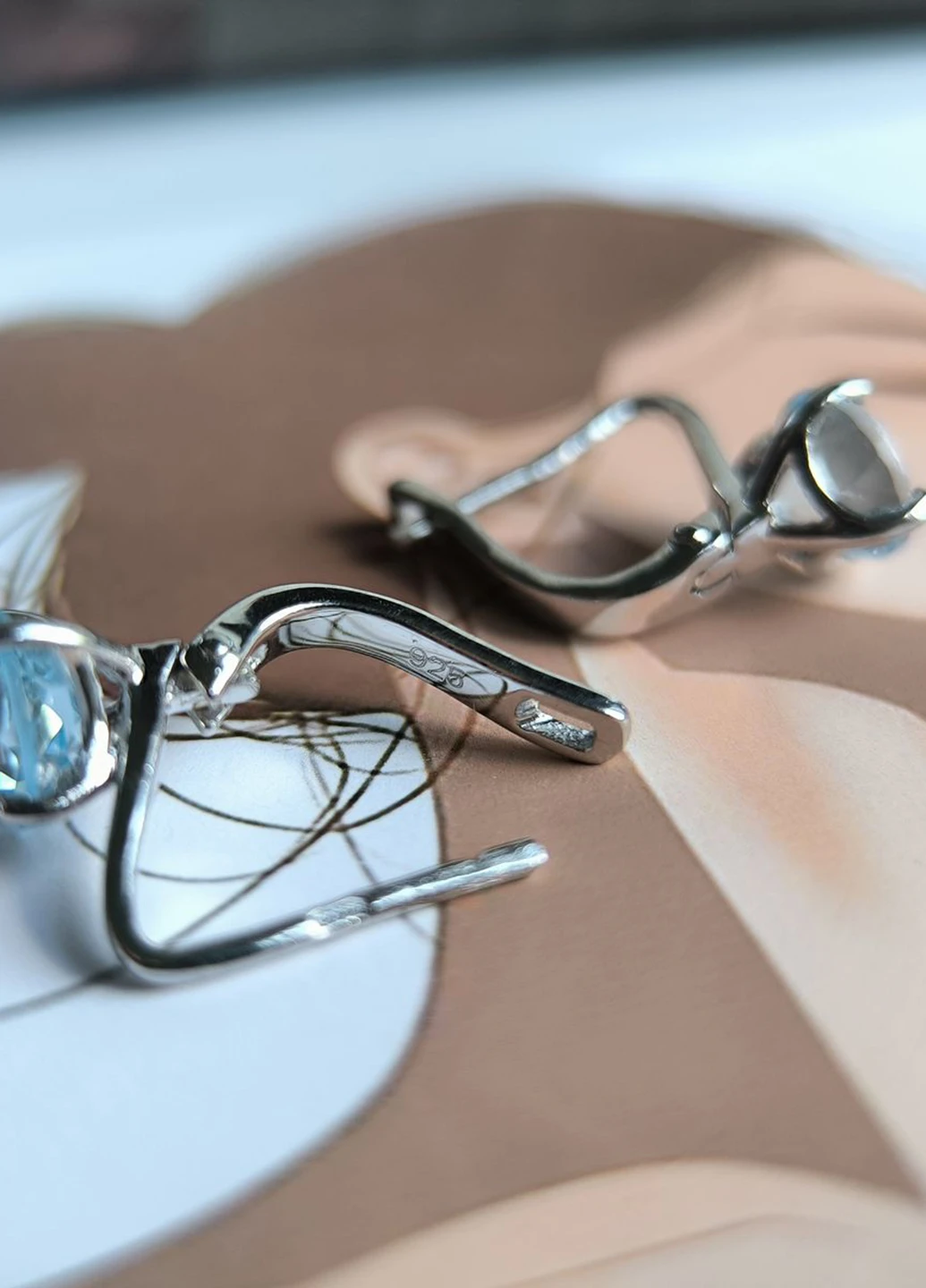 Сережки Silver Flame (354214694)