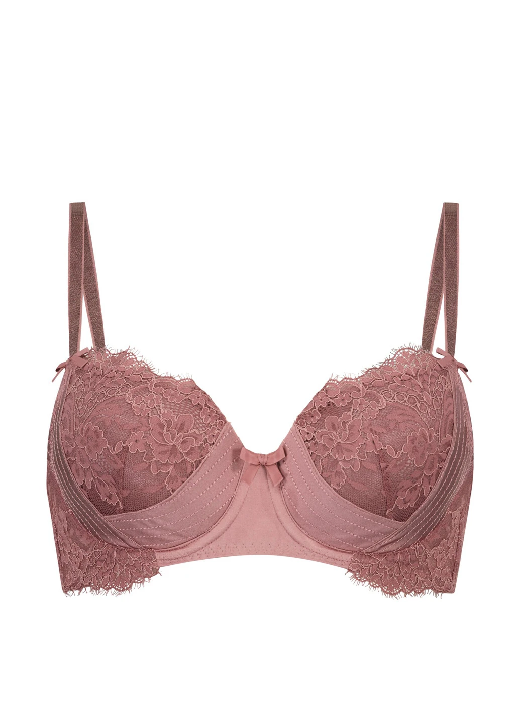 Рожевий бюстгальтер Hunkemoller без кісточок поліамід