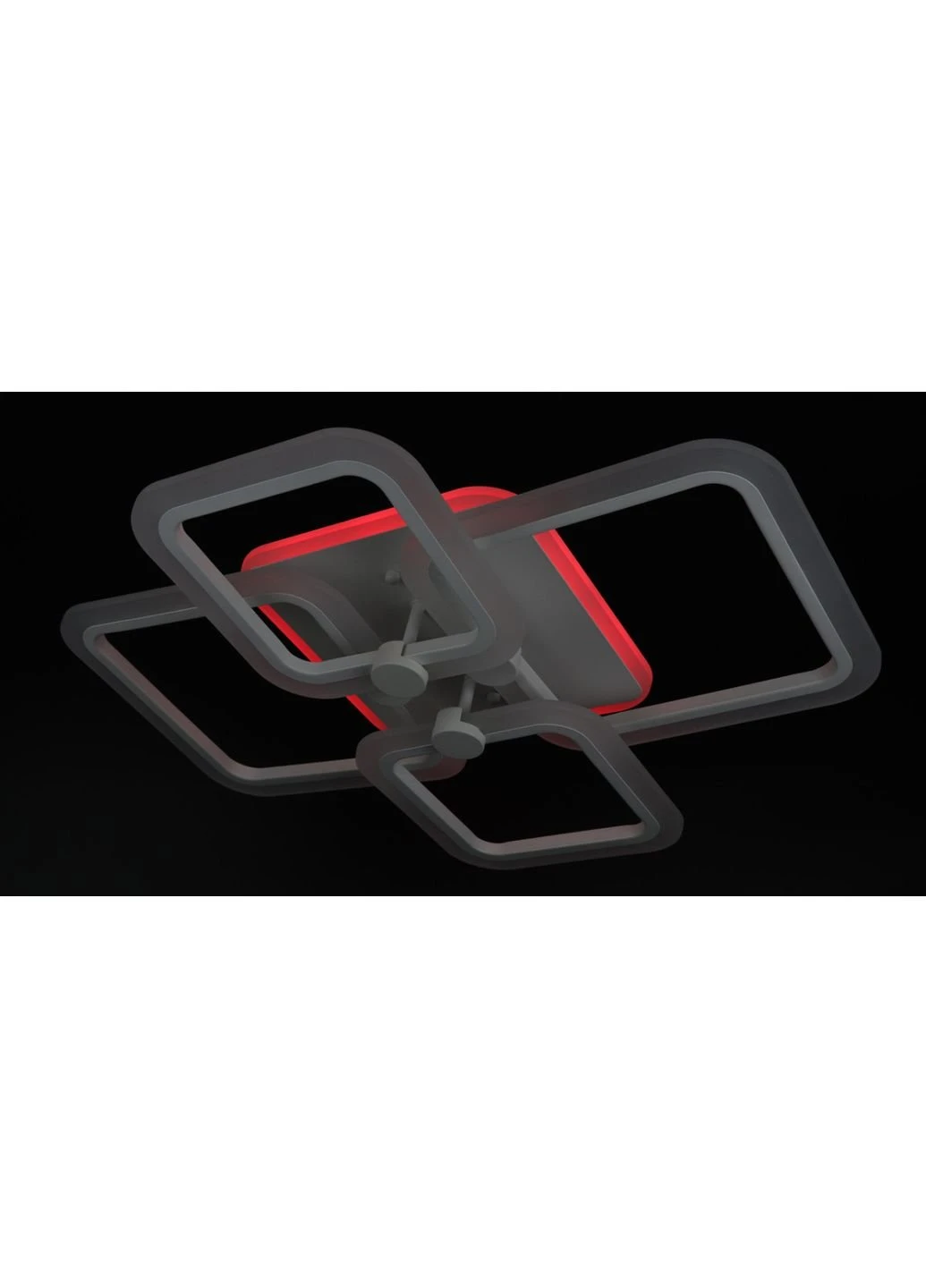 Люстра стельова LED з пультом A2503/2+2-RGB-wh Білий 11х48х60 см. Sunnysky (253527904)