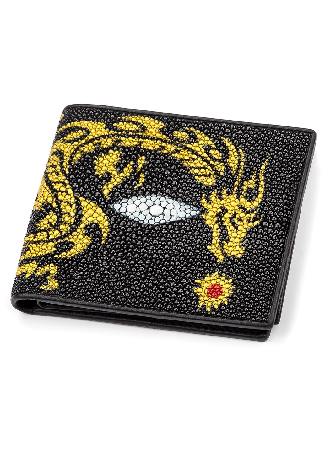 Чоловічий шкіряний гаманець 11,5 х9 см Stingray Leather (252132602)