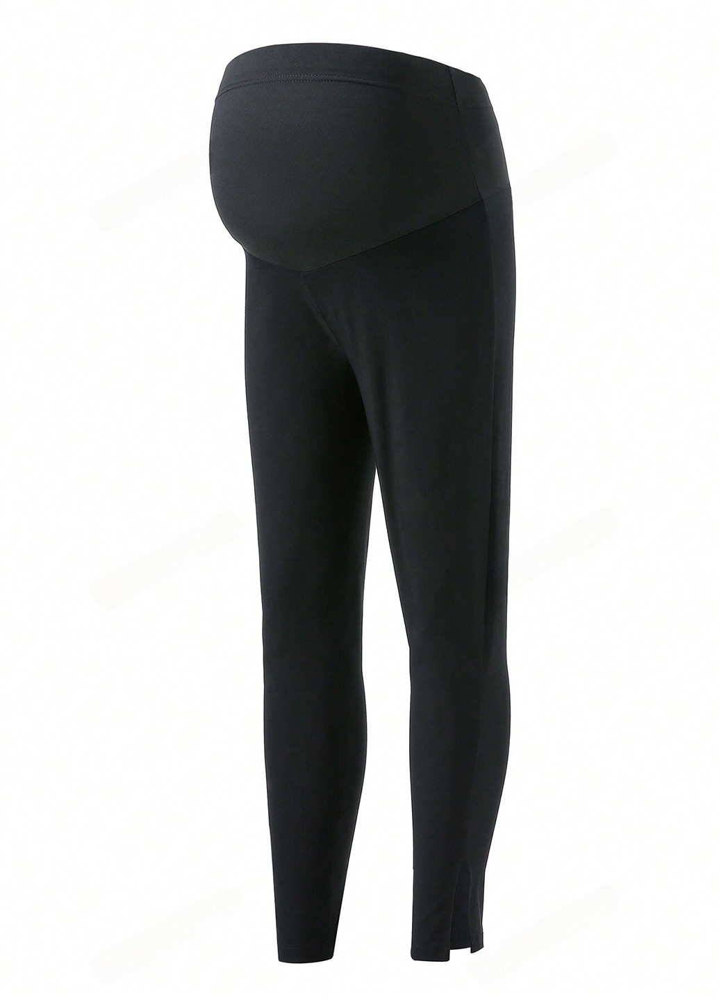 Черные демисезонные леггинсы для беременных SHEIN