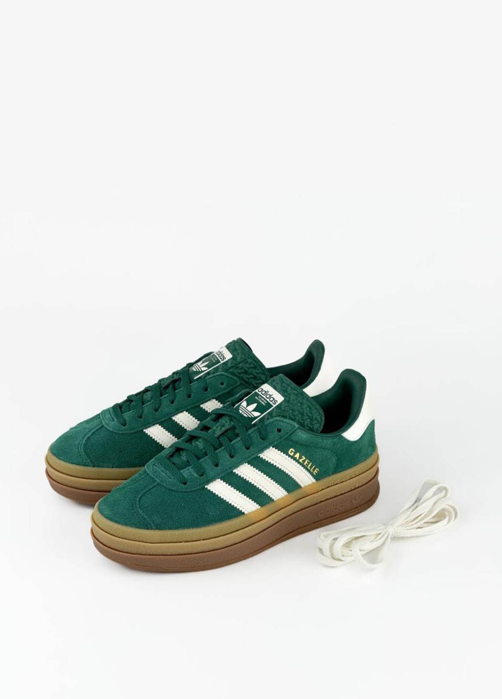 Кроссовки JI0325 adidas Gazelle Bold зелёные демисезоны (317223844)