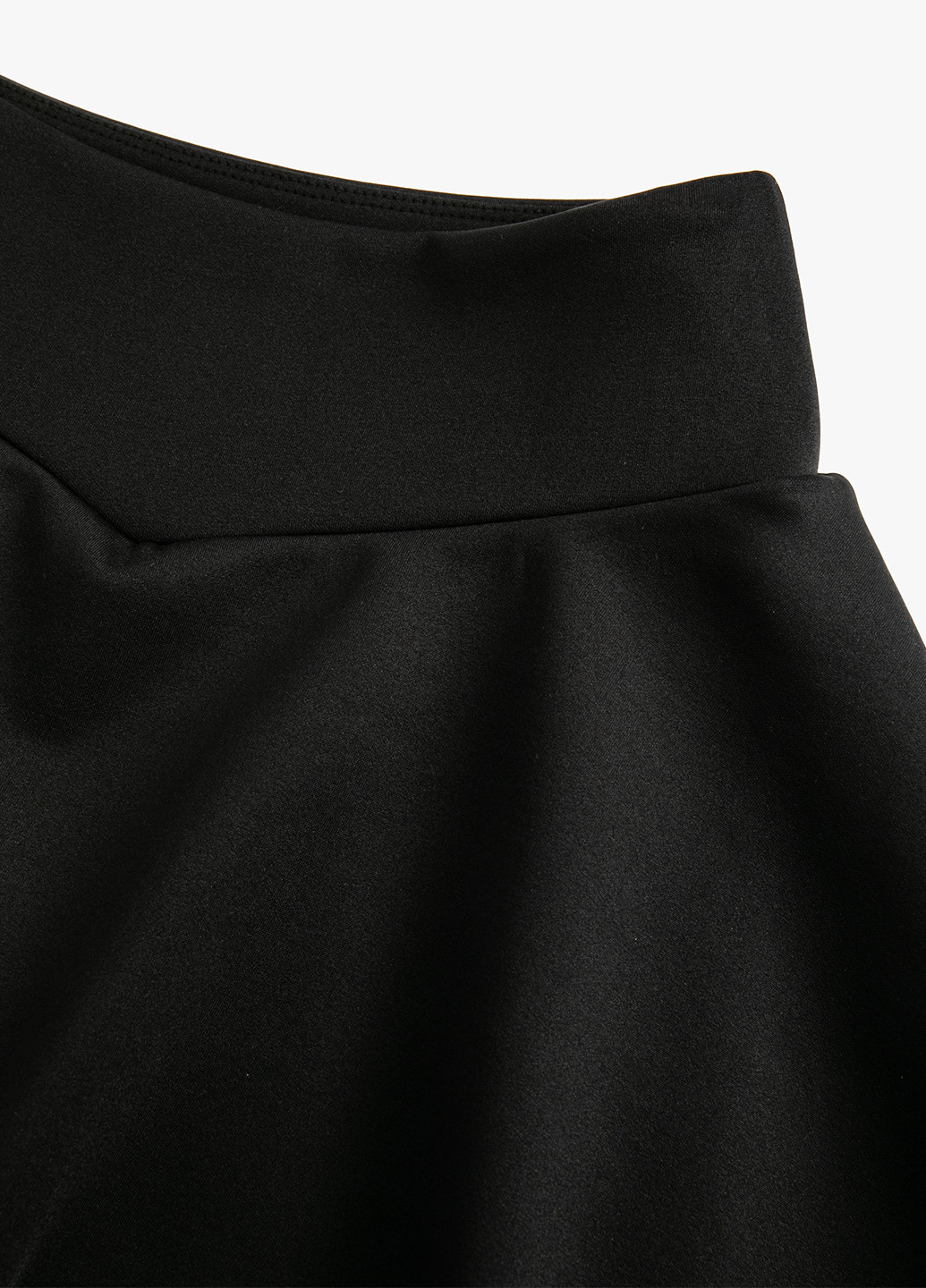 Черная кэжуал однотонная юбка KOTON клешированная