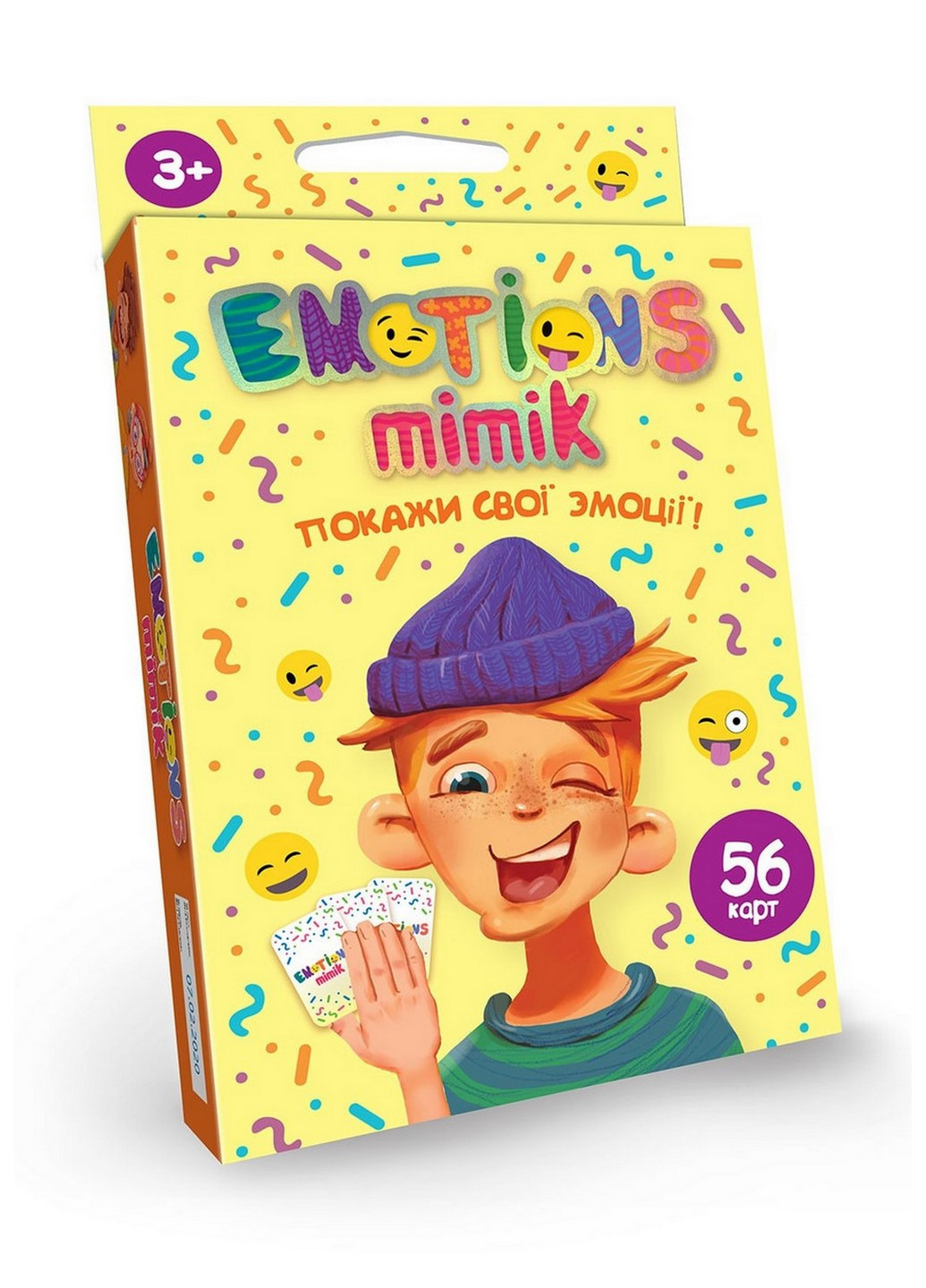 Карточная игра "Emotions Mimik" укр. EM-01-01U Danko Toys (196644590)