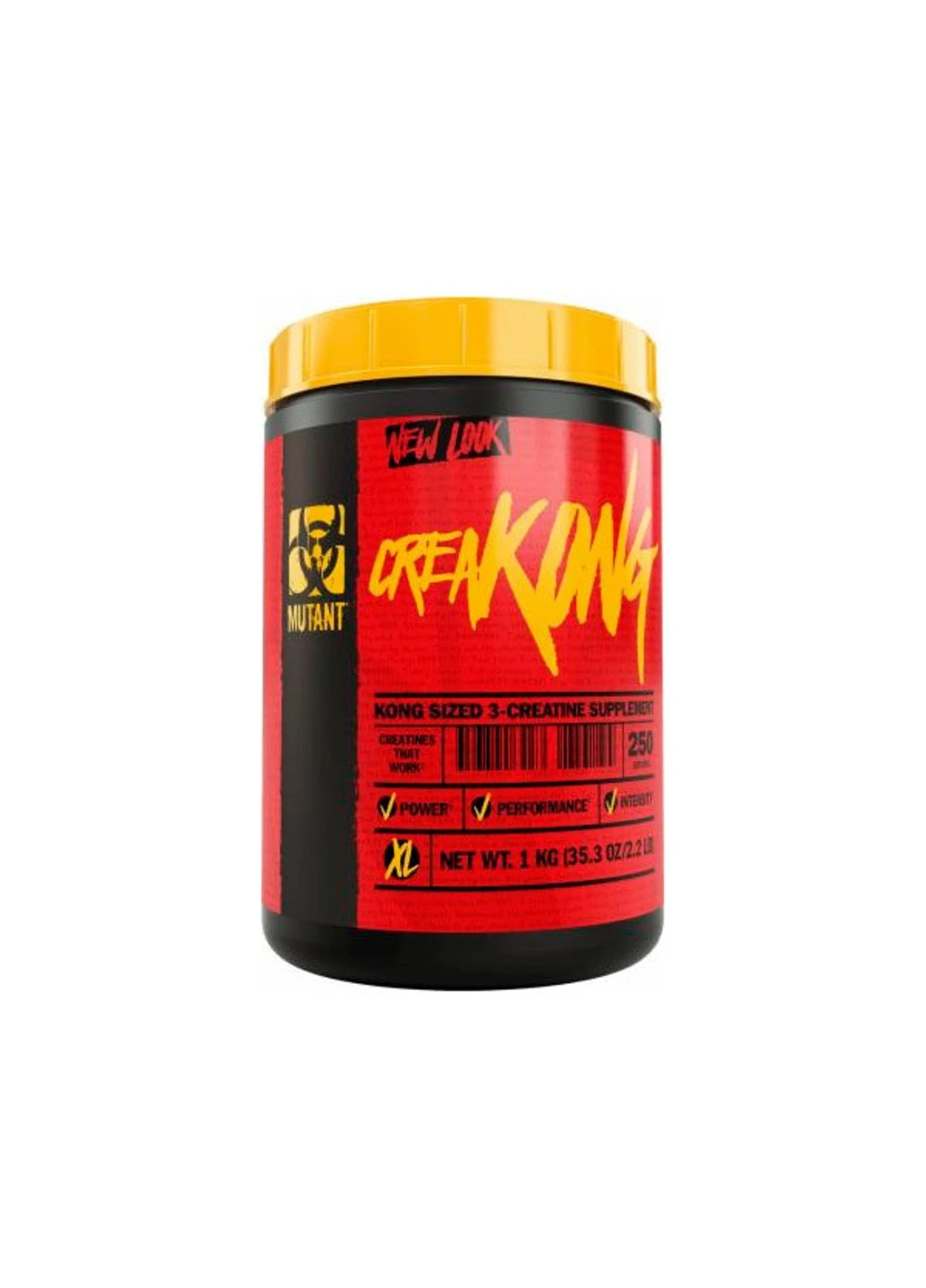 Креатин моногідрат Mutant Creakong (1 кг) мутант креаконг unflavored PVL (255279484)