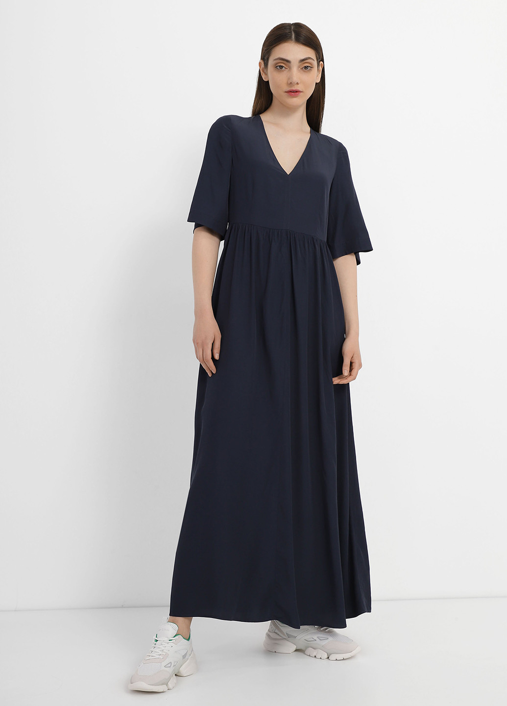 Синя кежуал сукня Marc O'Polo однотонна