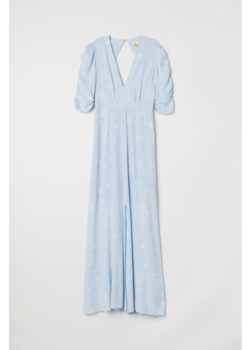 Блакитна кежуал сукня H&M з абстрактним візерунком